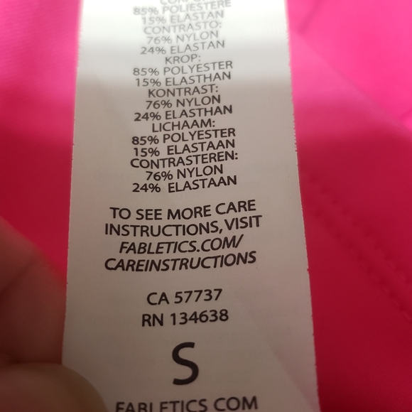 Fabletics Sz S Tropez Dress in Magenta - Picture 3 of 15